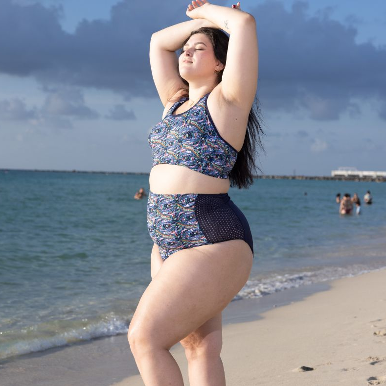 Højtaljet bikiniunderdel